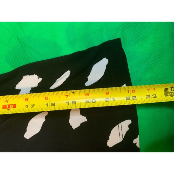 Style & Co Women's Black/White/Yellow Animal Print Long Sleeve Dress Size XL - Picture 7 of 9